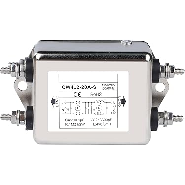 BUBEFSKD CW1B Einphasen Filter 250V - Edelstahl Netzfilter