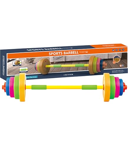 Haltères Réglables Pour Enfants - Jouet D'entraînement Remplissable D'eau/sable, Design Coloré, Sécurité