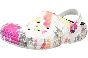 Crocs Classic Lined Tie-Dye Clog, Zuecos Unisex Adulto