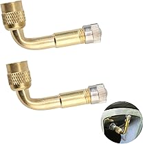 Prolunga Valvola Pneumatici In Ottone - Adattatore 90° Per Auto, Moto, Bici - Facile Installazione - Foto 4