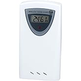 Bresser Funkwetterstation Thermo/Hygro Sensor 5 Kanal 433 Mhz Frequenz für Temperatur- und Luftfeuchtigkeitsermittlung mit di