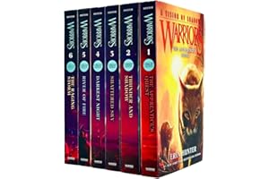 Warriors Cat A Vision of Shadows Series Books 1 - 6 Series 5 Collection Set By Erin Hunter (Apprentice's Quest, Thunder and Shadow, Shattered Sky, Darkest Night, River of Fire & Raging Storm)