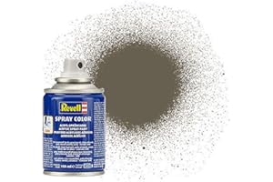 Revell Spraydose NATO-Oliv, Matt I 100-ml-Sprühdose I Robuste, Matte Farbe I Ideal für militärische Modelle und Bastelprojekte I Authentische Nachbildung