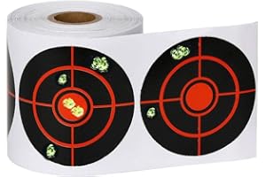 VORAGA YJZ 250 Pezzi/Rotolo da 3 Pollici per bersagli di tiro Adesivi Adesivo reattivo Splatter Bersaglio Stick