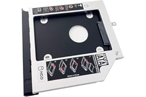 NIGUDEYANG 2nd HDD SSD Cadre optique Cadre Caddy Adaptateur pour Lenovo Thinkpad L560 L570 avec façade avant et support de montage en métal