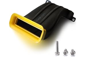 STRECOS Air Intake Snorkel Modification Tuyere Big Mouth Inlet Compatible With 2012-2018 MK3 MK3.5 Ford Focus ST RS Hatchback 4D Sedan (Yellow)