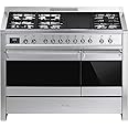 Smeg Opera A3-81 120cm Dual Fuel Range Cooker - Stainless Steel - B/B Rated - 1 Year Warranty
