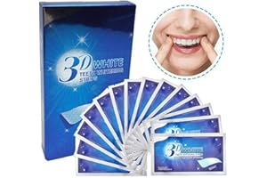 MORI KAMEI 3D Teeth whitening Patches in a Box of 7 Bags of 14 Patches can Safely and Quickly Remove Smoking Coffee Stains and Non-Sensitive Teeth whitening Patches (Mint Flavor)
