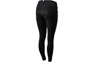 HORZE Damen Reithose Daniela, High Waist Stretch Reithose Vollbesatz mit Silikon Druck