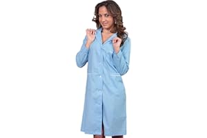 FRATELLDIITALIA Camice Donna Cotone Lavoro Estetista Alimentari Pulizie Scuola coloniali Made in Italy