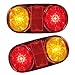Produktbild MASUNN 2X Wasserdicht 12V 14LEDs Heckleuchten Blinker für Bootsanhänger Ute Camper Truck