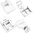 4 Pcs Sewing Machine Accessories, Sewing Machine Foot Janome Sewing Machine Feet Zipper Foot for Sewing Machine Presser Set