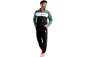 GIVOVA Tuta Intera Uomo da Casa, Completo Homewear Felpato in Vari Modelli