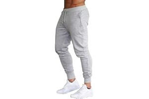 Kobilee Pantaloni Eleganti Uomo Slim Fit Leggero Running Pantaloni Sportivi Jogging Estivi Lunghi con Tasche Pantaloni Cargo Pantaloni Tuta Elasticizzati Cotone Larghi Corsa Pantaloni Casual
