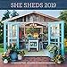 Produktbild She Sheds 2019: 16-Month Calendar - September 2018 through December 2019 (Calendars 2019)