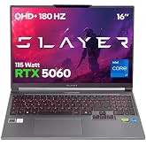 Game Garaj Slayer X7T-5060 C8 Intel Core i7 14650HX 16GB RAM 500GB SSD RTX5060 16" QHD+ 180Hz IPS FreeDOS Gaming Laptop