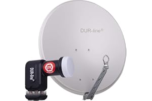 Dur-Line Select 75/80 Kits d'antennes de Satellite – LNB, commutateur Multiple