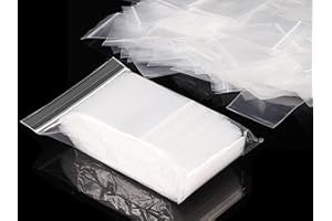 LONELY HIGH HEELS Bustine chiusura ermetica 300 pezzi Bustine trasparenti 7 * 5cm piccole Sacchetti plastica richiudibili piccoli polietilene con zip