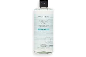 Revolution Skincare London, Aloe Vera Gentle Micellar Water, Makeup Remover, 400ml