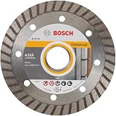Bosch Professional Accessories Standard Seri Genel Yapı Malzemeleri İ&ccedil;in Turbo Segmanlı Elmas Kesme Diski 115 mm, Gri