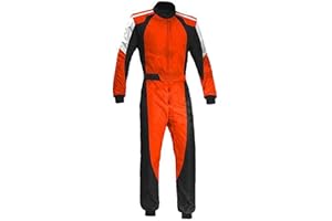 Jueshanzj Kart-Rennanzug, einteiliger Rennanzug, Karting-Anzug