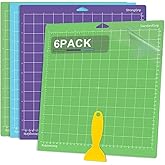 Serplex® 6Pcs Ecraft Cutting Mats for Cricut Multi Color Ecraft Cutting Mat | for Cricut 12x12 inches Ecraft Cutting Mat for 