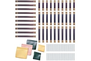 PH PandaHall 40pcs 4 Size Internal Flex Frames Flex Spring Clip Handbag Hinges Kiss Clasp Bag for DIY Sewing Craft Purse Pencil Sunglass Coin Bag Making, 8/10/12/15cm, Antique Bronze