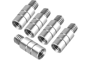 T TOOYFUL TOOYFUL 5 Stück Metall Dartgewichte, Akzentuatoren 2BA Gewindeeinsteller, Hardware Ausrüstung Gewichtszunahme Darts Gegengewicht 2G für, Silber