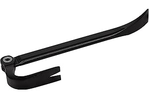 ROUGHNECK® Adjustable GORILLA bar® 457mm / 18" - Drop Forged & Heat Treated High-Carbon Steel, 180° Adjustable Claw with Push-Button Lock for Maximum Leverage in Demolition & Construction