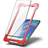 CASEOLOGY Snap Fit Tempered Glass Screen Guard Protector Compatible with Samsung Galaxy S21 FE 5G Screen Guard Protector - 2 Pack
