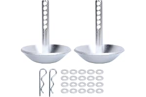 Holigie Pro klass justerbar snöplogskidskor 2208864 tunga stålplogfötter kit anti -stiftbrickor för polaris ATV UTV