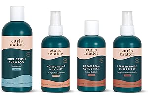 Curls Matter - Routine Cheveux Ondulés– Kit Complet pour Ondulations Souples et Naturelles – Anti-Frisottis