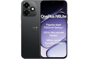 OnePlus N6 Lite | 4GB+64GB | Midnight Hype | Massive 7000mAh Long-Lasting Battery | 120Hz Ultra Smooth Display | 36 Months Fast & Smooth | Military-Grade Durability
