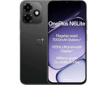 (Upcoming) OnePlus N6 Lite | 4GB+64GB | Midnight Hype | Massive 7000mAh Long-Lasting Battery