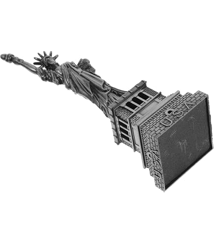 Statue De La Liberté Miniature Métal - Modèle Vintage 15 Cm Pour Décoration Maison Ou Bureau