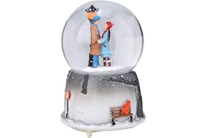 ‎YOSOO Yosoo Schneekugel Musikalische Neuheit Nachtlicht Musikalische Schneekugel Spieluhr Desktop Ornament Tochter Kind Belohnung Familienspielzeug feiern