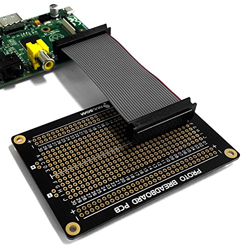 Halbe Größe – Raspberry Pi Proto Breadboard PCB Kit für Modell 3 / Zero 1.3 / 2 / B + / A + / B / A (mit 2×20 Pin Header) - 6
