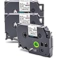 NineLeaf 3 x Kompatibel für Brother P-touch Schrumpfschlauch HSe-611
