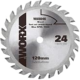 WORX WA5046 120x9,5mm Ahşap Kesme Elmas, Daire Testere Bı&ccedil;ağı | WORX WX427, WX429, WX439, WX531 testereler ile uyumlu