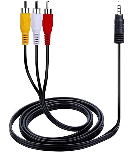 3,5 Mm Auf 3 Cinch Kabel, Video AV Komponenten Adapterkabel, Für TCL TV