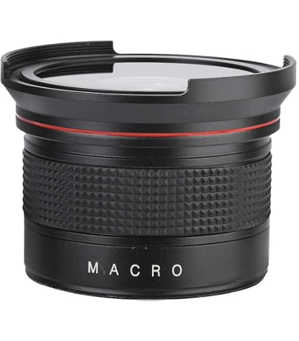 Gind Objectif Ultra Grand Angle, Objectif fisheye à Angle de Vision 180