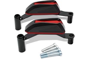 ZHUOWU Motorräder Sturzschutz Sturzpads Crashpads Frame Sliders für Z900 2016 2017 2018 (Rot)