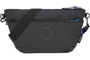 LÄSSIG Baby Kinderwagenorganizer Umhängetasche Kinderwagentasche inkl. Kinderwagenbefestigung/Buggy Bum Bag black