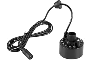 Bordhap Mist Maker, Indoor Fountain Mister Foggers, Small Pond Fog Machine Atomizer Air Humidifier for Halloween, Christmas