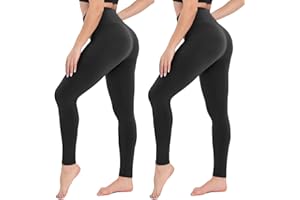 Campsnail Legginsy damskie z wysokim stanem, slim fit, przyjemnie miękkie, elastyczne, nieprzezroczyste, sportowe legginsy z kontrolą brzucha