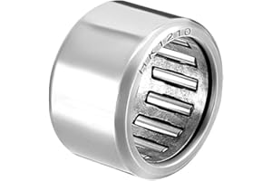 sourcing map HK1210 Gezogene Schalen Nadellager 12mm Bohrung Dmr. 16mm OD 10mm Breite