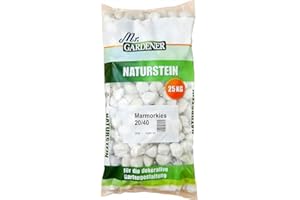 25 Kg Mr. GARDENER Marmor-Kies 20/40