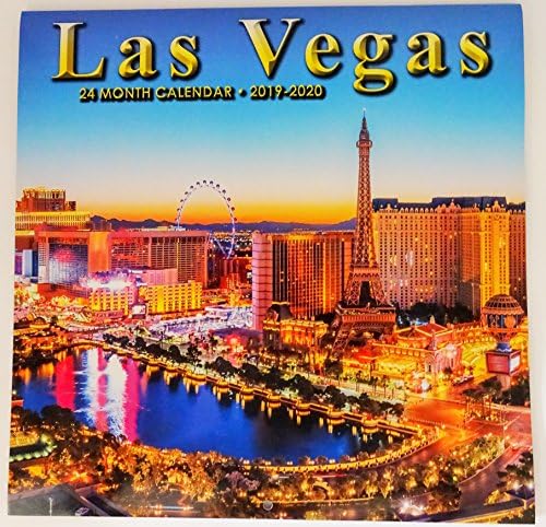 2019/2020 Las Vegas Souvenir 2 Year Calendar (24 Months = January 2019 to December 2020)