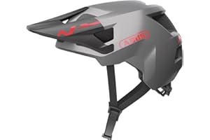 Abus YouDrop - casco da bici per bambini e giovani - per l'uso quotidiano o per le gite fuoristrada - con spazio per i capelli raccolti a coda, Silber (Ti silver), S (48-55 cm)