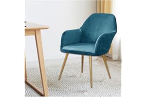 UYEOCO Cubiertas De Sillas Para Comedor Estilo Nordico Fundas Para Sillas Comedor Terciopelo Con Brazos 4/2PCS Escandinavo Butacas Sillón Fundas Sillas Oficina Cocina Chair Covers ( Color : K , Size : 1pcs )